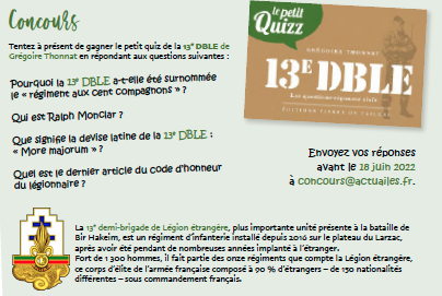 Tentez de gagner un petit Quiz